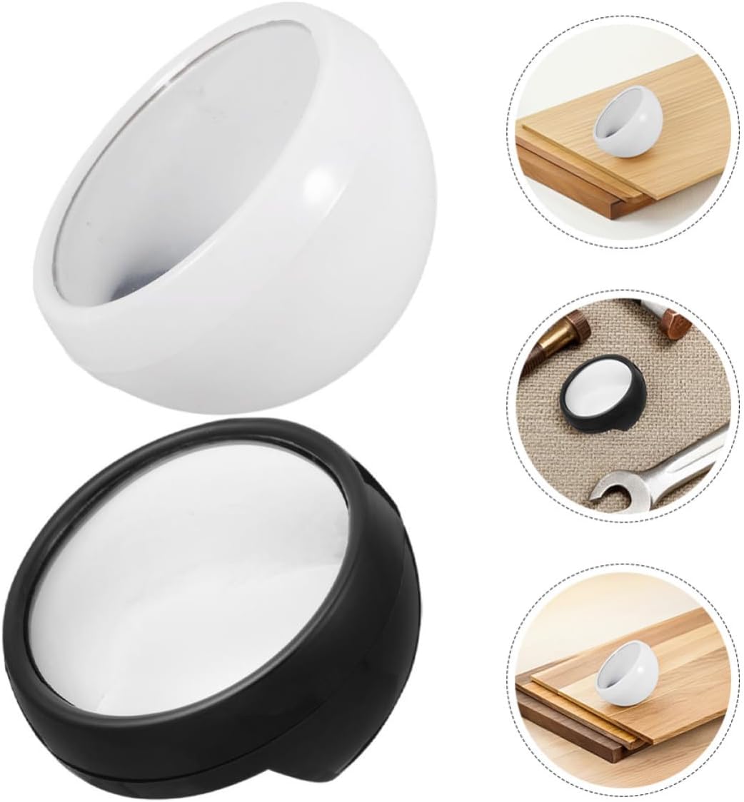Toddmomy 2pcs Universal Wide Angle Car Mirror Convex Blind Spot Mirrors Acrylic and PC Material for Enhanced Safety, Privacy Protection, for Parking and Driving Assistance in Vehicles