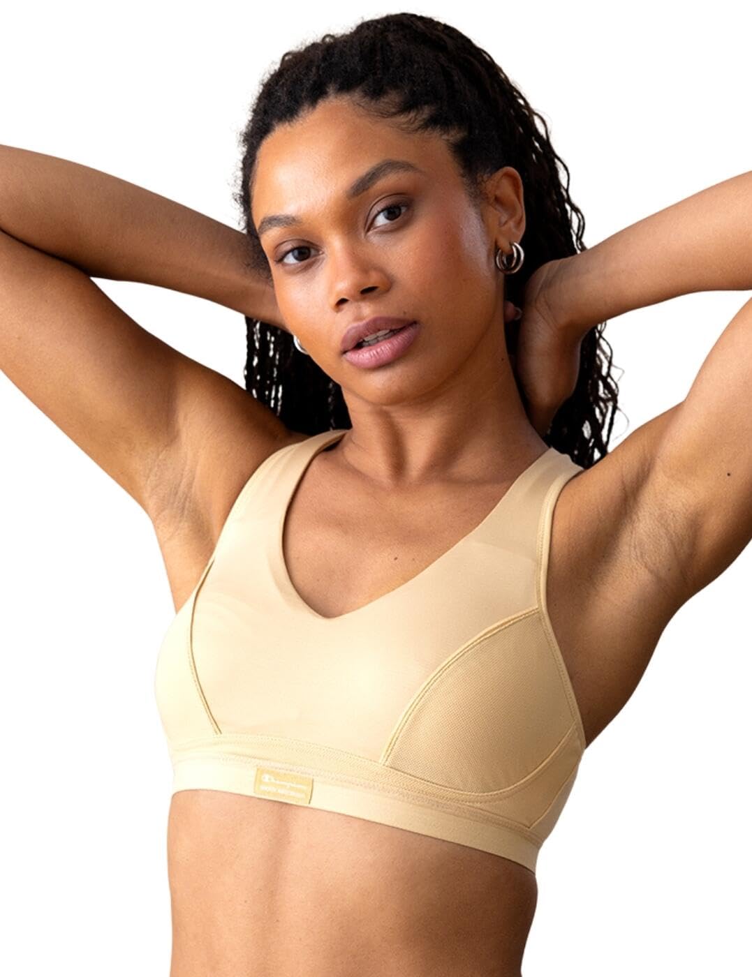 Champion Women's W - Shock Absorber S4246 Sport Bra Padded, Beige (MS091), 70B