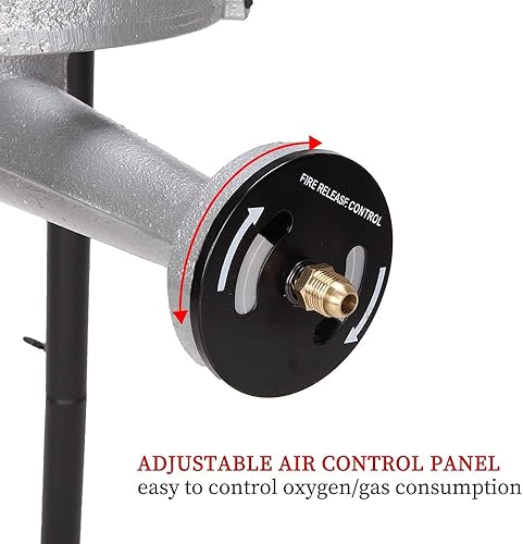 Miniatura 8 de Estufa de quemador de propano, cocina de gas propano, estufa de campamento al aire libre, quemador de propano de alta presión, regulador PSI
