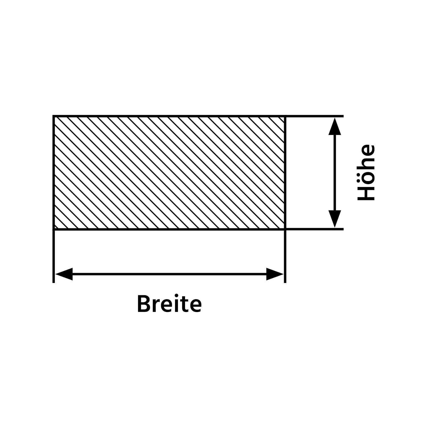 Barra piatta in rame, 50 x 10 x 500 mm.