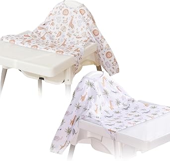 Long Sleeve Baby Bib - Mess-Proof Feeding Bibs for Babies - Adjustable, Waterproof, and Highchair/Table Attachment