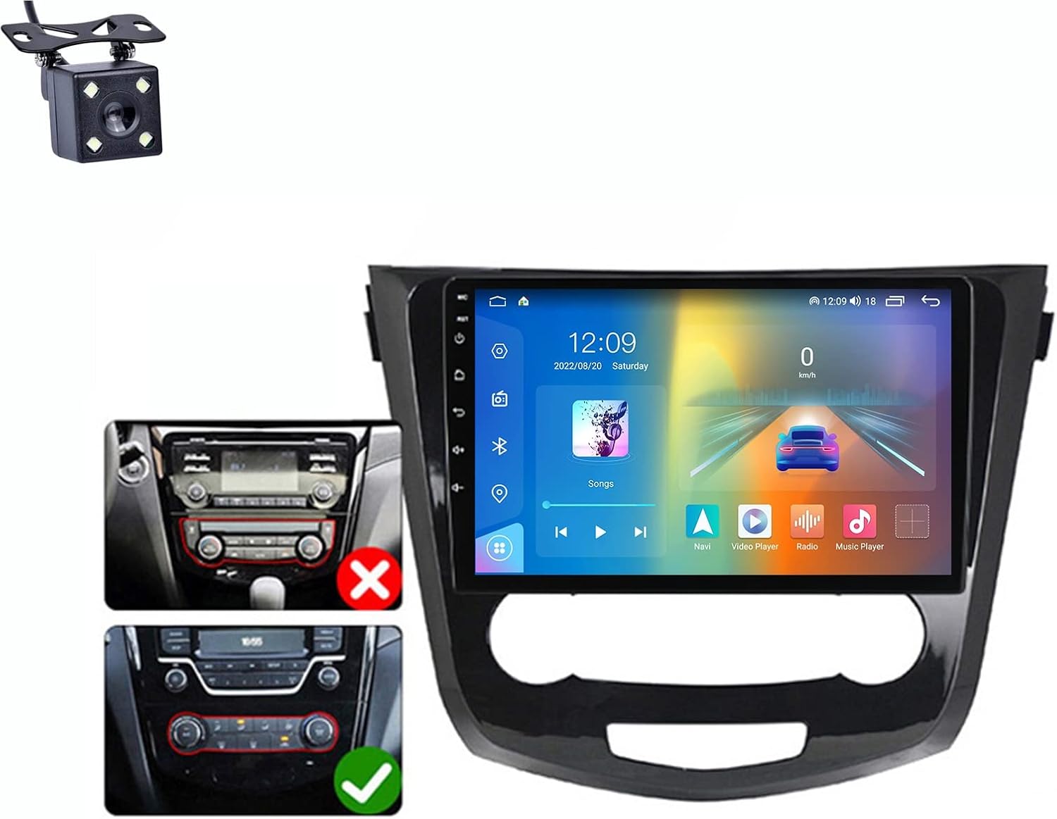 Android 11 Car Stereo 10.1 Inch Touch Screen Compatible