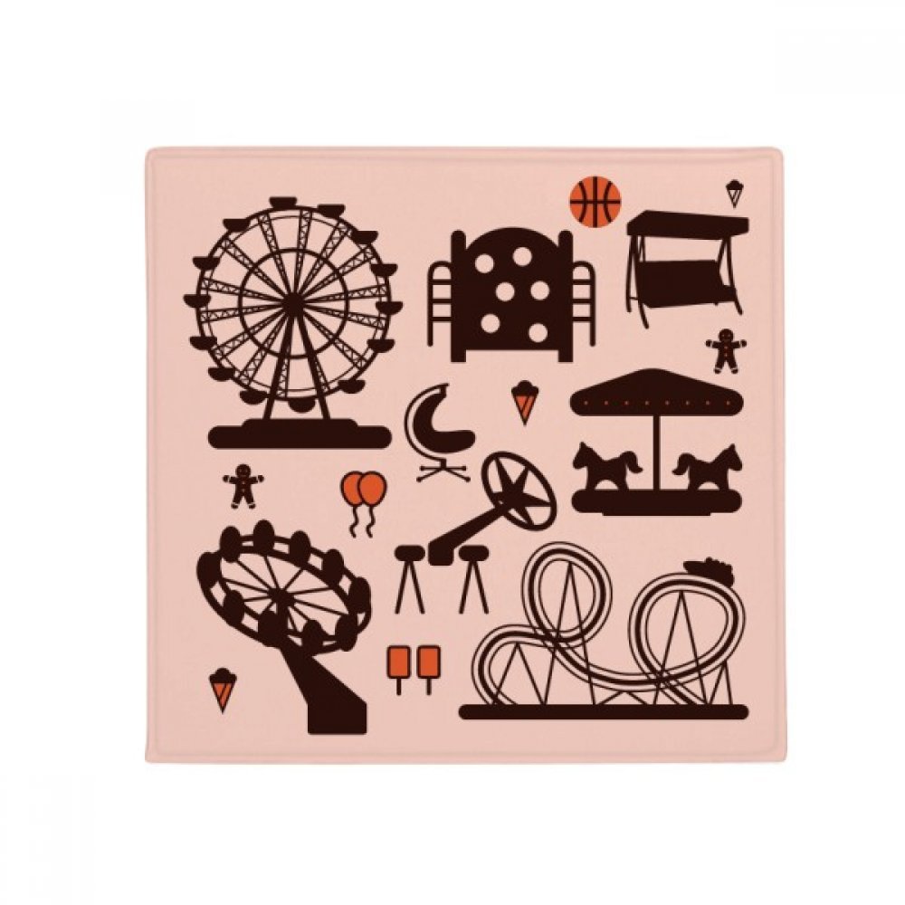 Tapis de sol antidérapant 60x60cm multicolor pour animaux et entrée de salle de bain