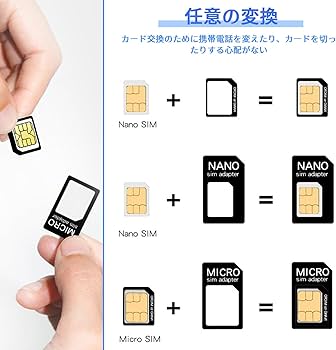 sim　ウイルピュア Amazon | SIMアダプタ SIMカード ピン 2個セット SIMピンケース＆SIM