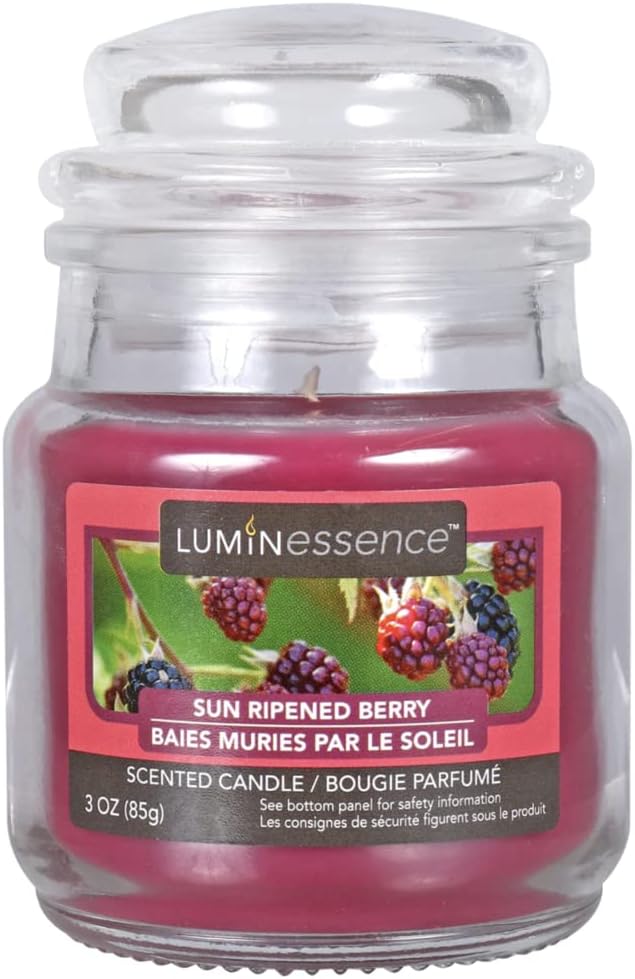 Luminessence SunRipened Berry Scented Jar Candle (3 oz