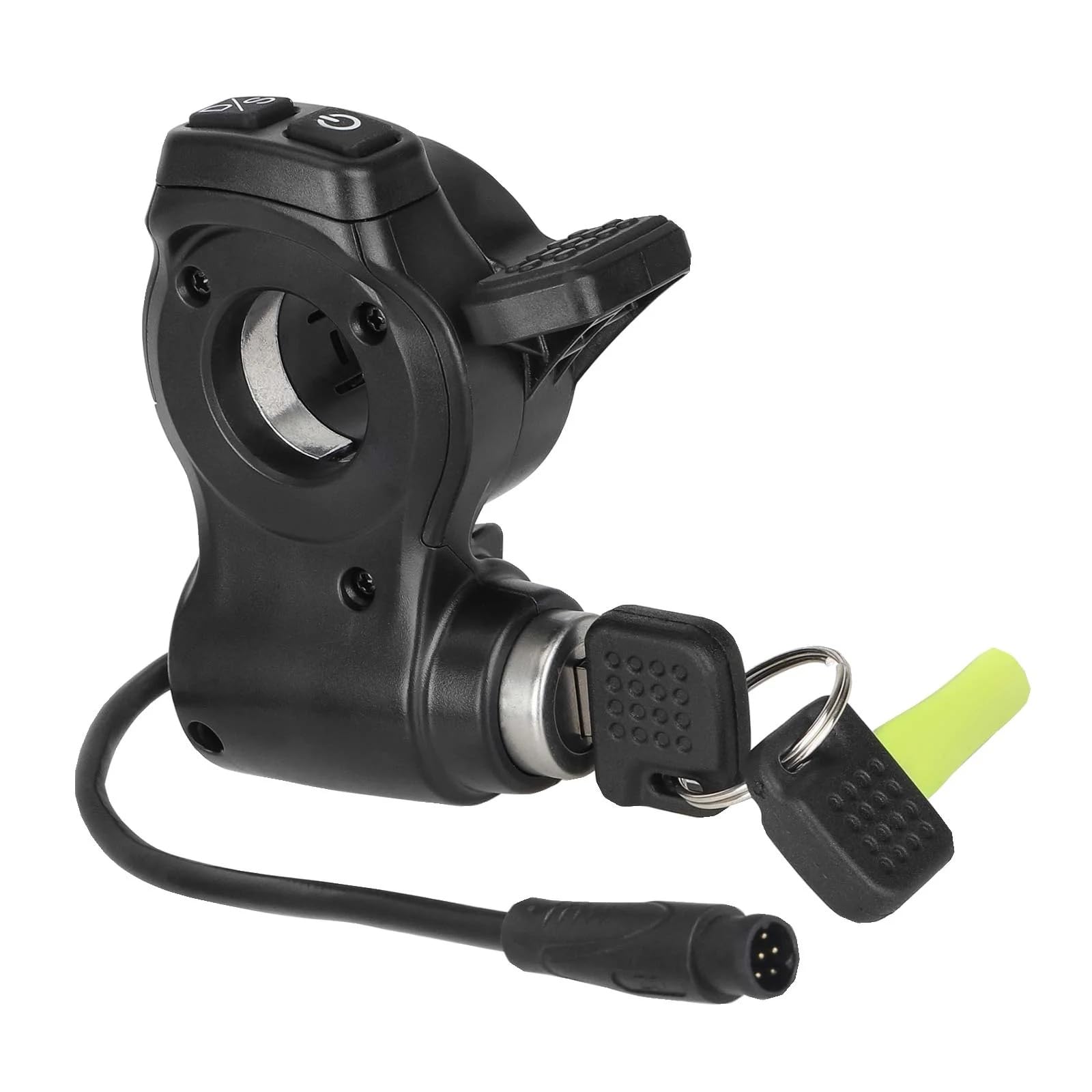 Electric Door Lock for Kugoo Kukirin G2 Master Throttle Thumb Power Switch with Key Replacement Parts for Electric Scooter Accessories