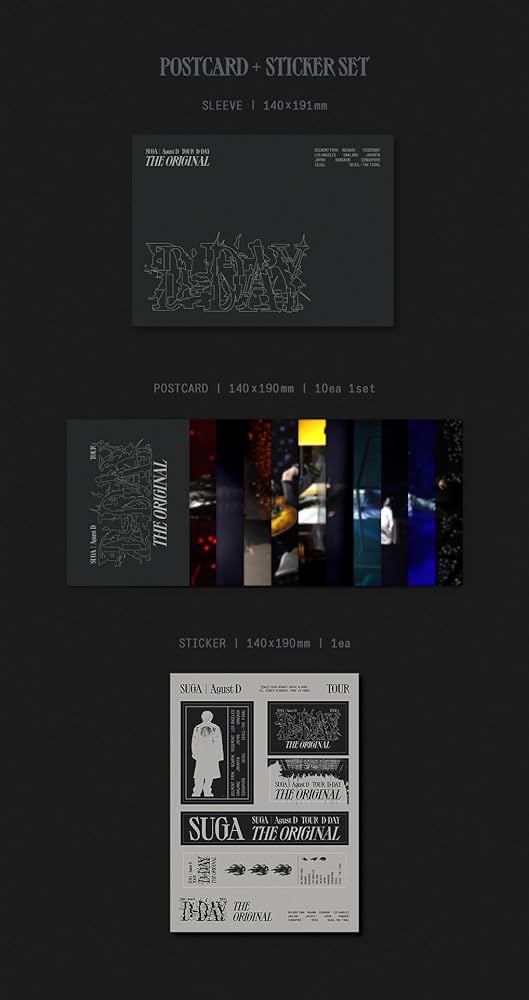 Amazon.co.jp: SUGA Agust D - Tour D-day The Original [韓国盤