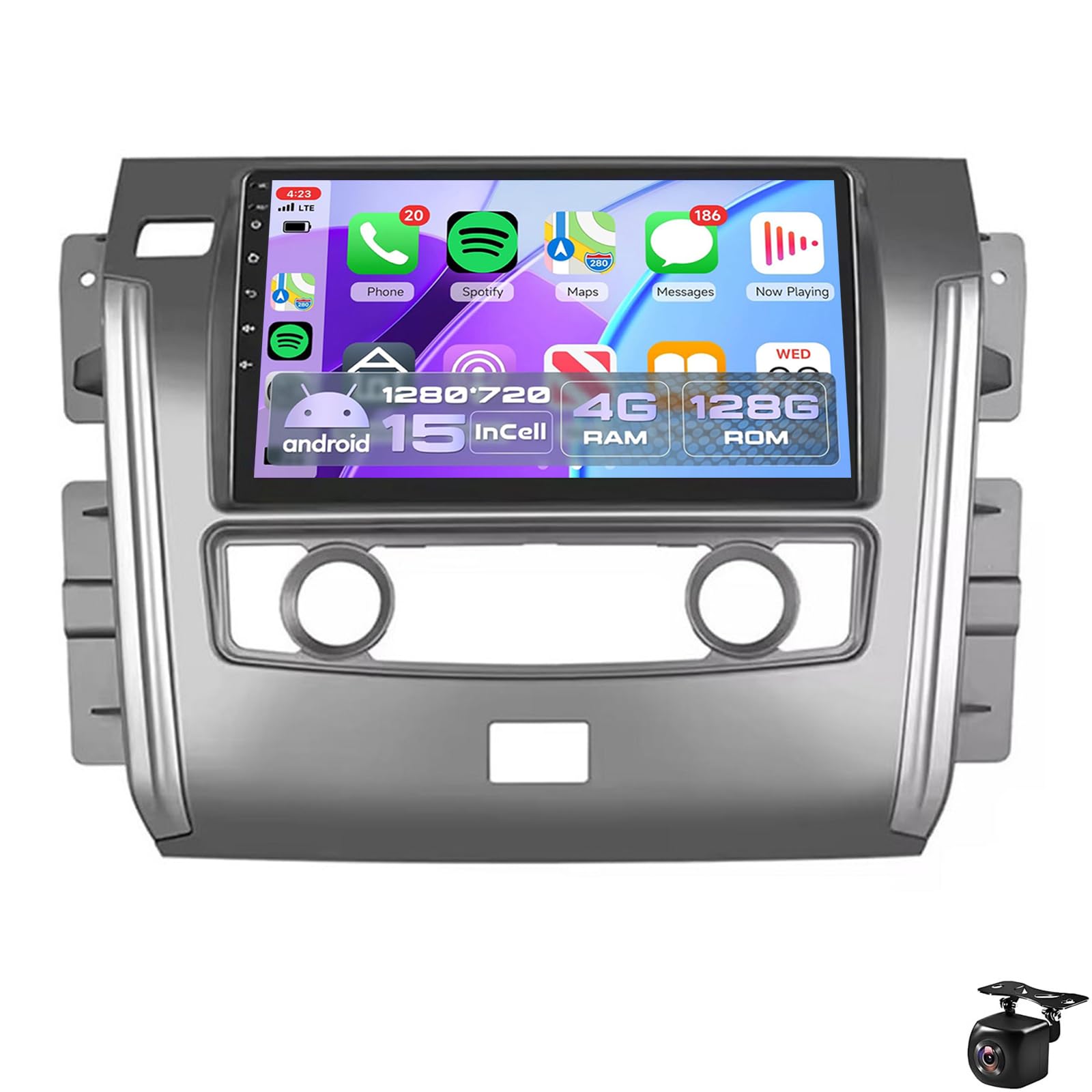 9"stereo radio samochodowe do Nissan Patrol 2010-2020 Carplay