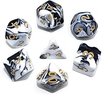 Vista 1 de HD - Dados poliédricos para juegos de rol (RPG), juegos de mesa como Calabozos y Dragones (D&D) y Pathfinder