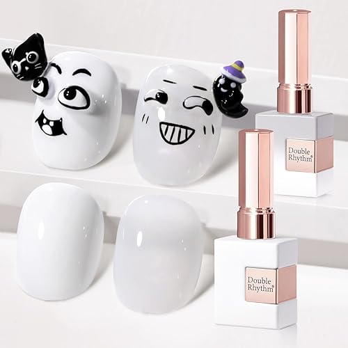 Double Rhythm 2 Pcs 15ml UV Gel Polish Set Pure