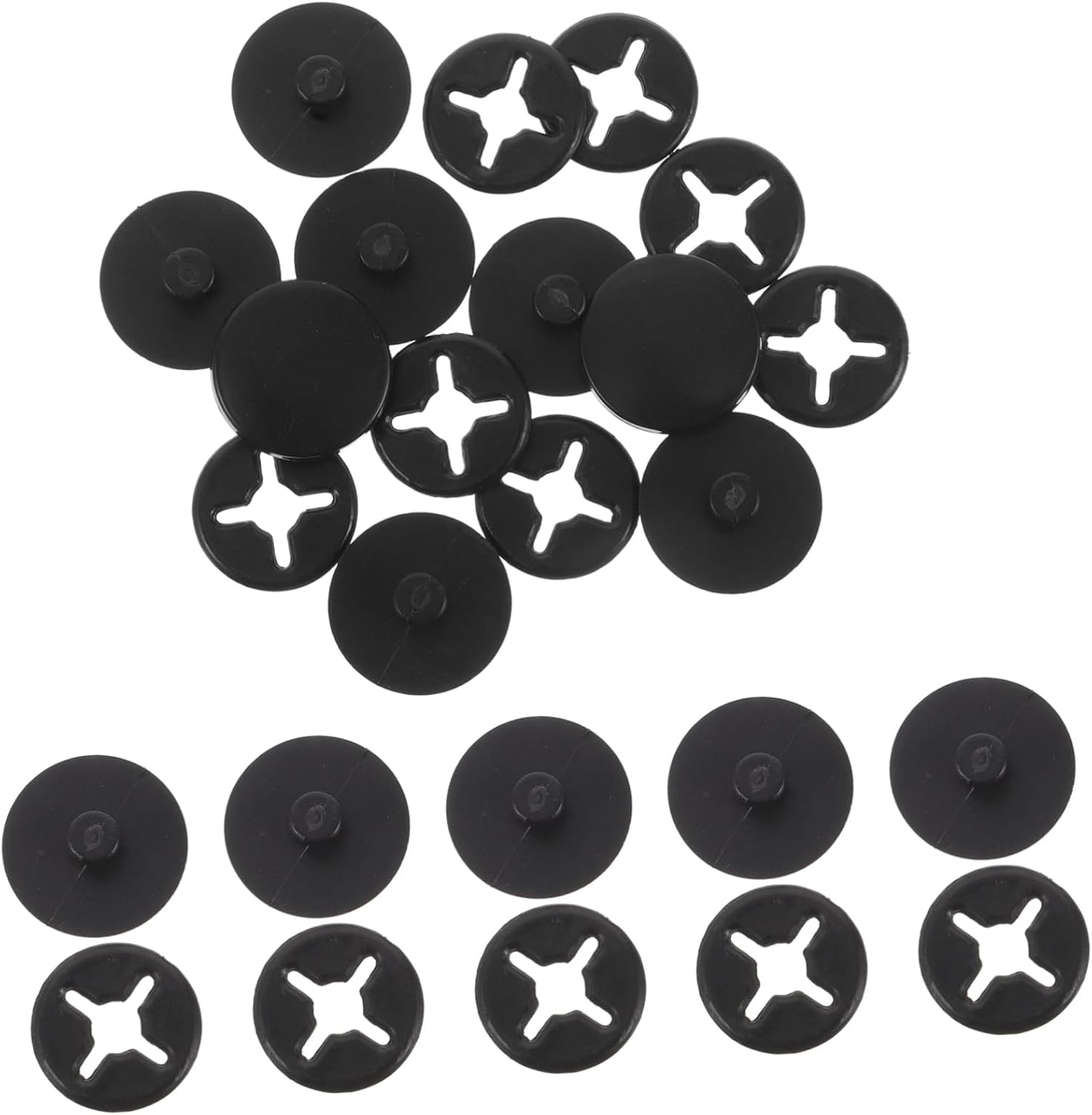 TOYANDONA 20pcs Runners Bib Clips for Number Holder Fixing Buckles for Race Bibs Lightweight Design for Comfort and Stability