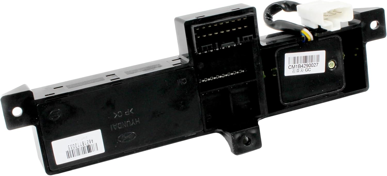 Genuine OEM 88521-2B110-HZ Power Sear Switch, Front LH / 885212B110HZ for Hyundai Santa Fe 10-11