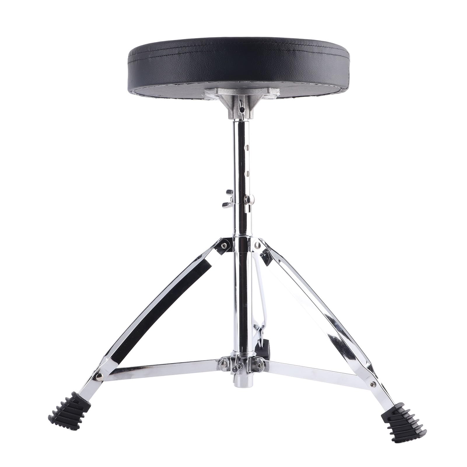 Silla con Asiento para Batería, Taburete Acolchado para Batería de 42,5 a 55 Cm, Ajustable para Tocar Instrumentos Musicales