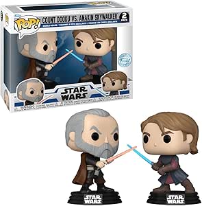 Pop! Star Wars: Count Dooku vs Anakin 2-Pack (Gamestop Exclusive)