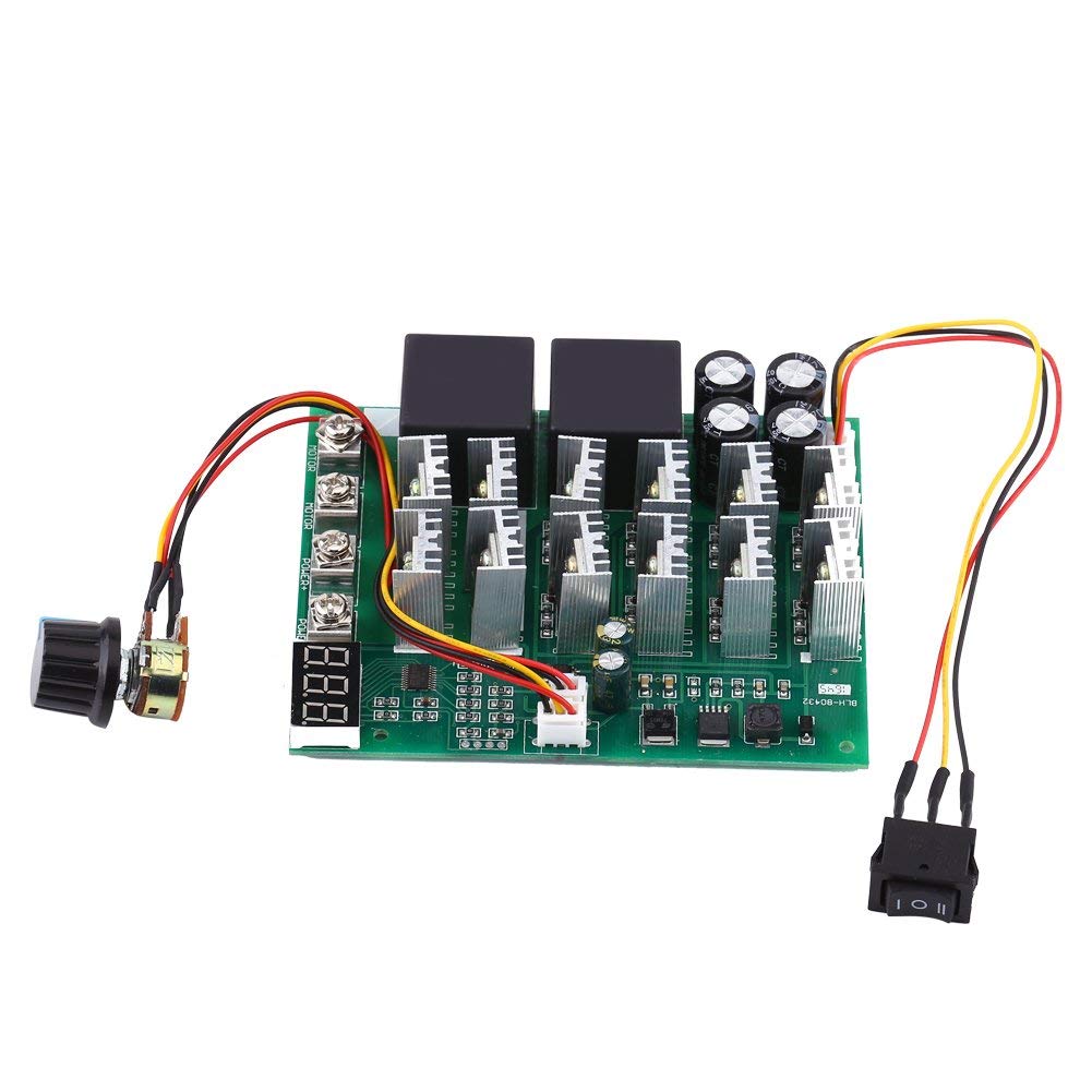 Regolatore di Velocità DC10v-55v Regolatore di Velocità del Motore DC 100 Amp DC 5 Controllo della Velocità del Motore Pwm 60a Regolatore di Velocità del Motore Display Digitale Interruttore di Direzi