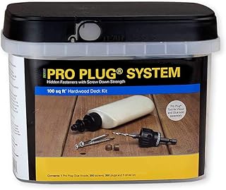 Starborn Pro Plug System for Wood Decking Kit - 100 Square Feet - Ipe - Grade 316 - #8 x 2-1/2"