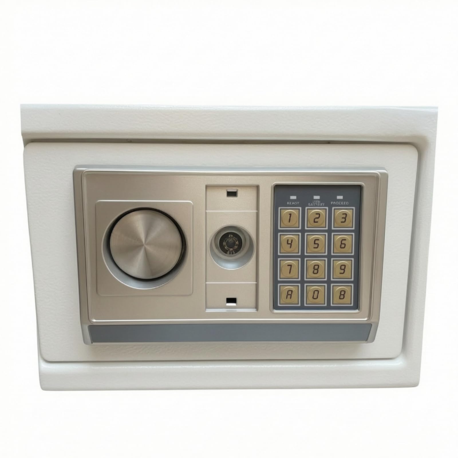 mit Zahlenschloss Sicher Möbel Feuerhemmend Elektronischer für Gewerbetreibende, Zuhause, Hotelzimmer, Weiß