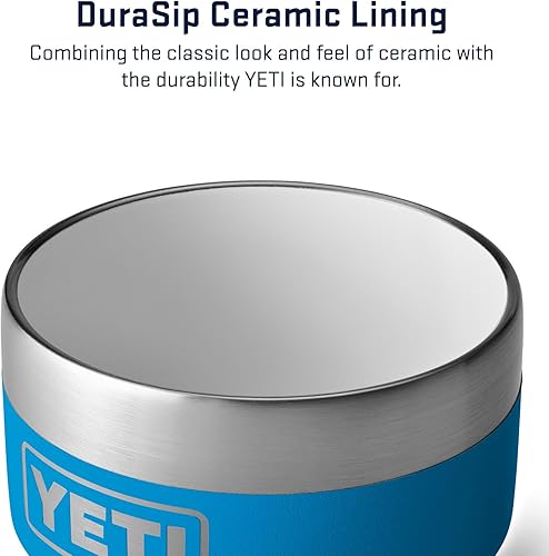 Vista 59 de YETI Rambler - Vaso apilable de acero inoxidable con aislamiento al vacío, vaso para expreso/café, capacidad de 4 onzas, paquete de 2 unidades Blanco