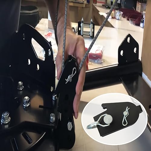 Miniatura 6 de AJDHDGA 81630 Conjunto de polea de arado de nieve ATV Kit de polea para ProVantage 78100 y 92100 Base de arado