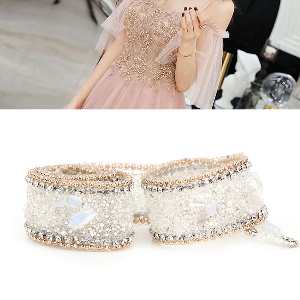 HEEPDD Rhinestones Ribbon, 19.7x0.98in