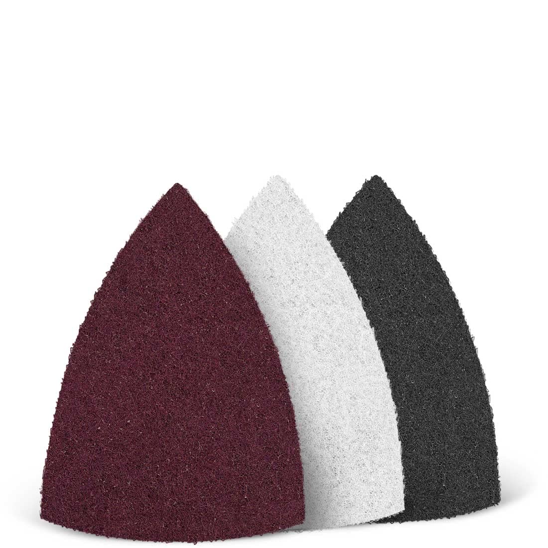 MENZER Fleece vellones abrasivos 150 x 100 mm (10 pz.) grueso (aprox. G 80) | p. Lijadoras delta, Fibra polar