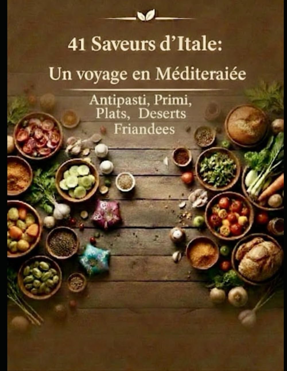 41 Saveurs d'Italie : Un voyage méditerranéen: Entrèes, premiers plats, plats principaux et desserte