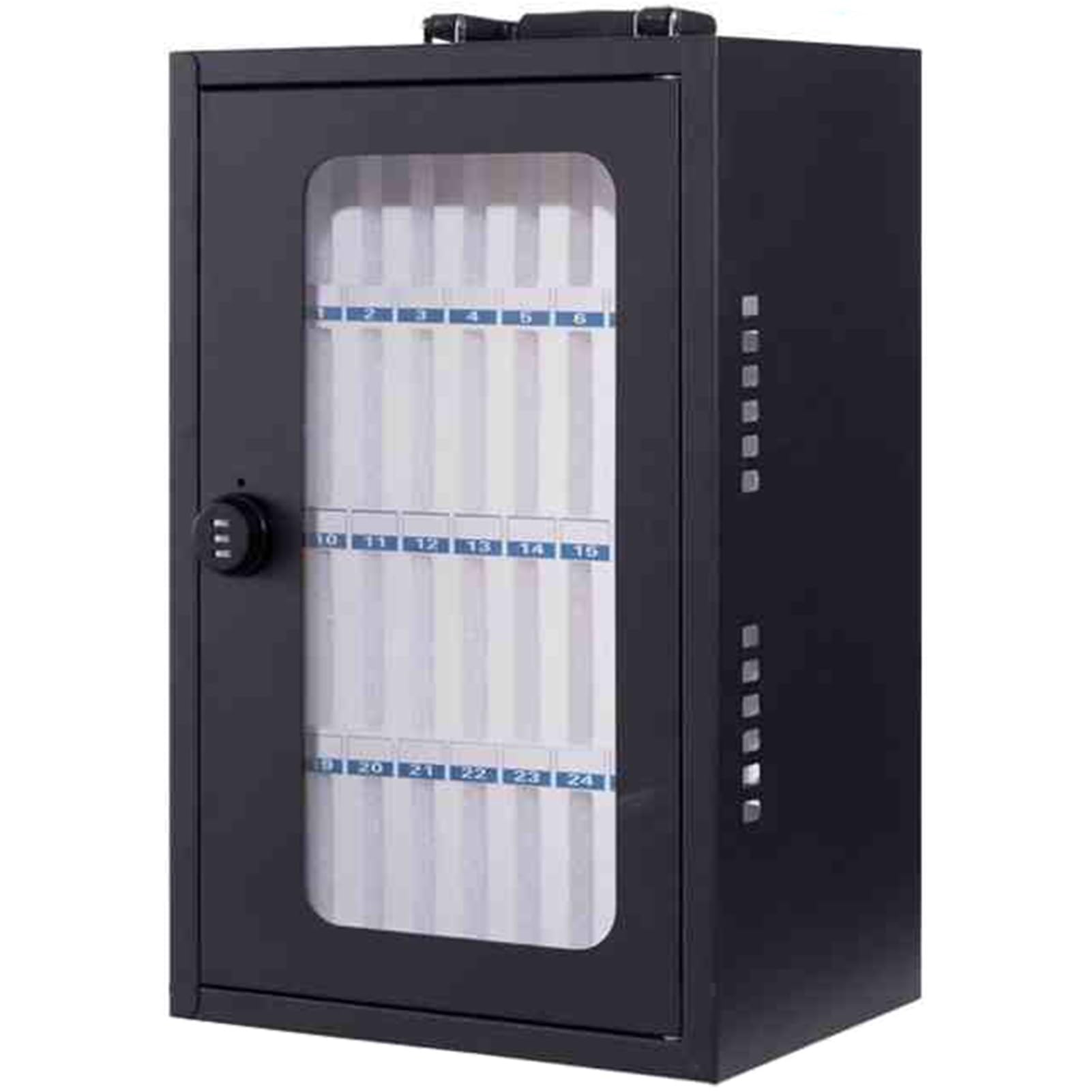 Black Steel Le Phone Sto Cabinet Wall Mounted & Portable With 48 Bit Combinat Lock Secure Staff Le Phone Locker For Offices & Schools,Black Combination Lock-36-Bit,Black Combination Lock-36-bit