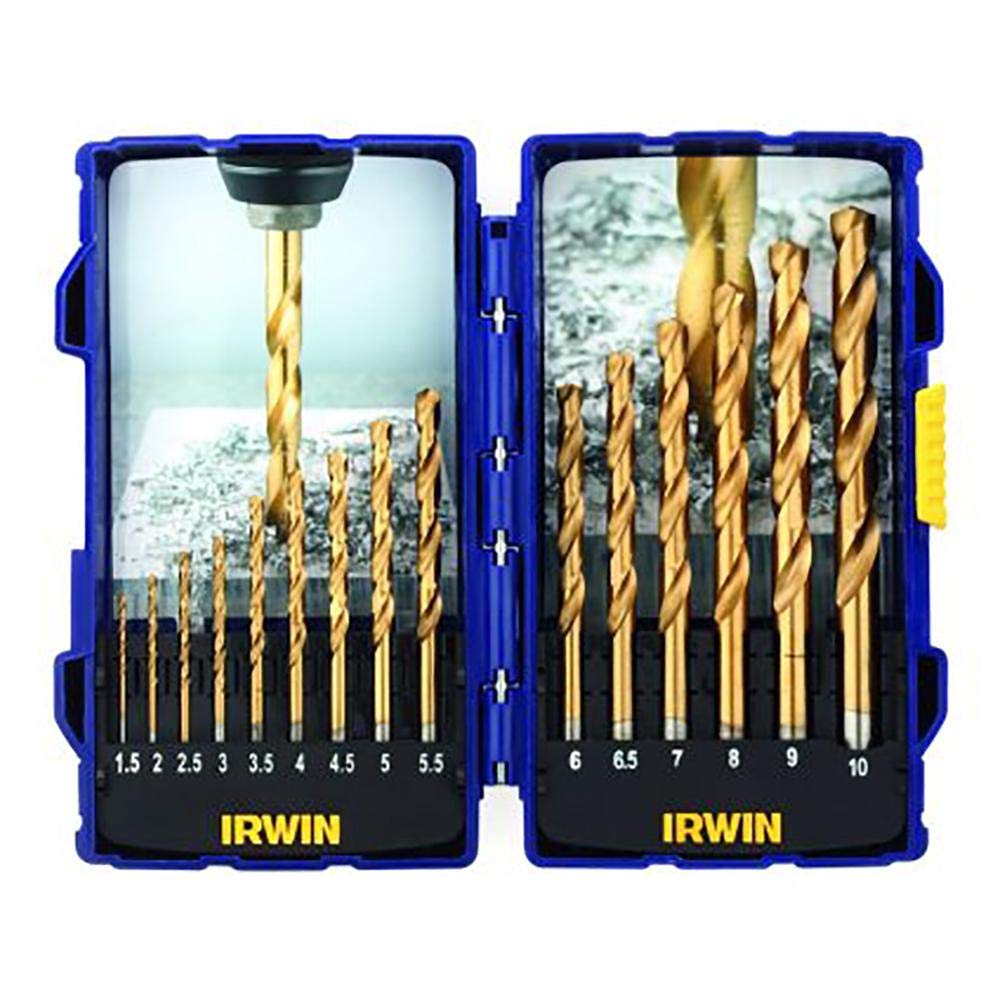 IRWIN® - Set di 15 punte in titanio HSS