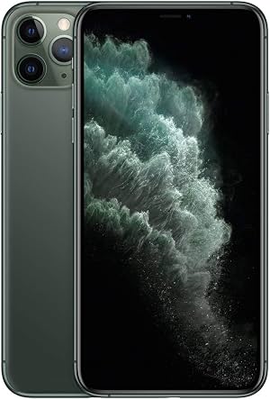 Apple iPhone 11 Pro Max, 256GB, Medianoche - Desbloqueado (Reacondicionado)
