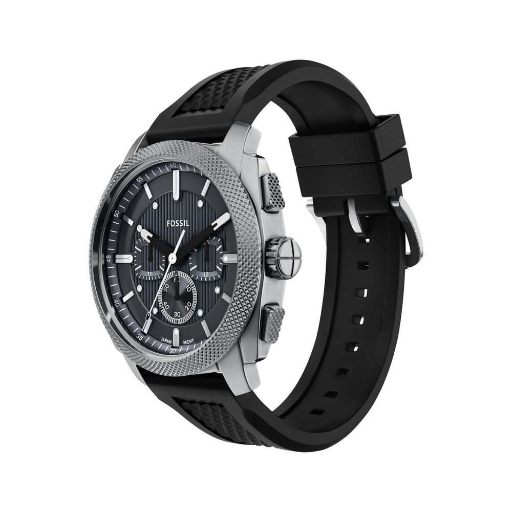 Fossil Machine FS6145SET męski zegarek ze stali nierdzewnej, 42 mm