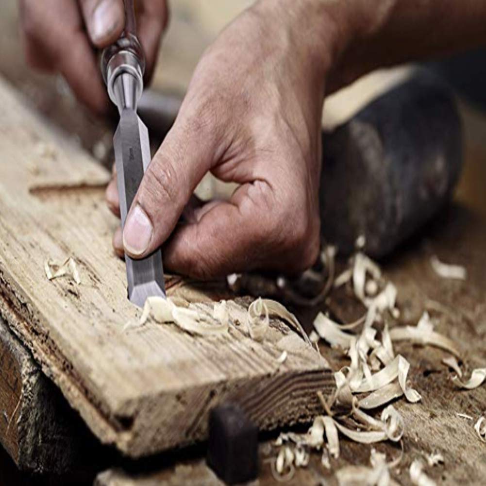 Jeu de ciseaux à bois de qualité supérieure, Jeu de ciseaux à bois de 8-18mm pour le travail du bois (7pcs