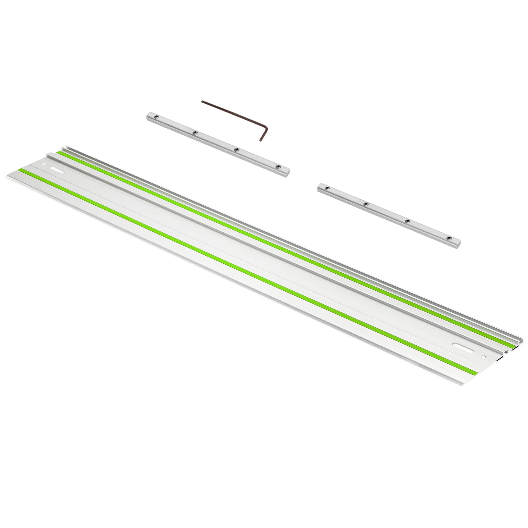 55in Track Saw Guide Rail for festool Track Saw, 55" Guide Rail with Connector(in Guide Rail)for festool FS1400/2 Guide Rail, Perfect for festool Track Saw and Woodworking Longer Cuts, 2 Year Warranty