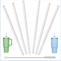 Vista 10 de Pajitas para Stanley Cup de 40 onzas, popote de repuesto para vaso Stanley de 40 onzas, accesorios para popotes reutilizables, aptos