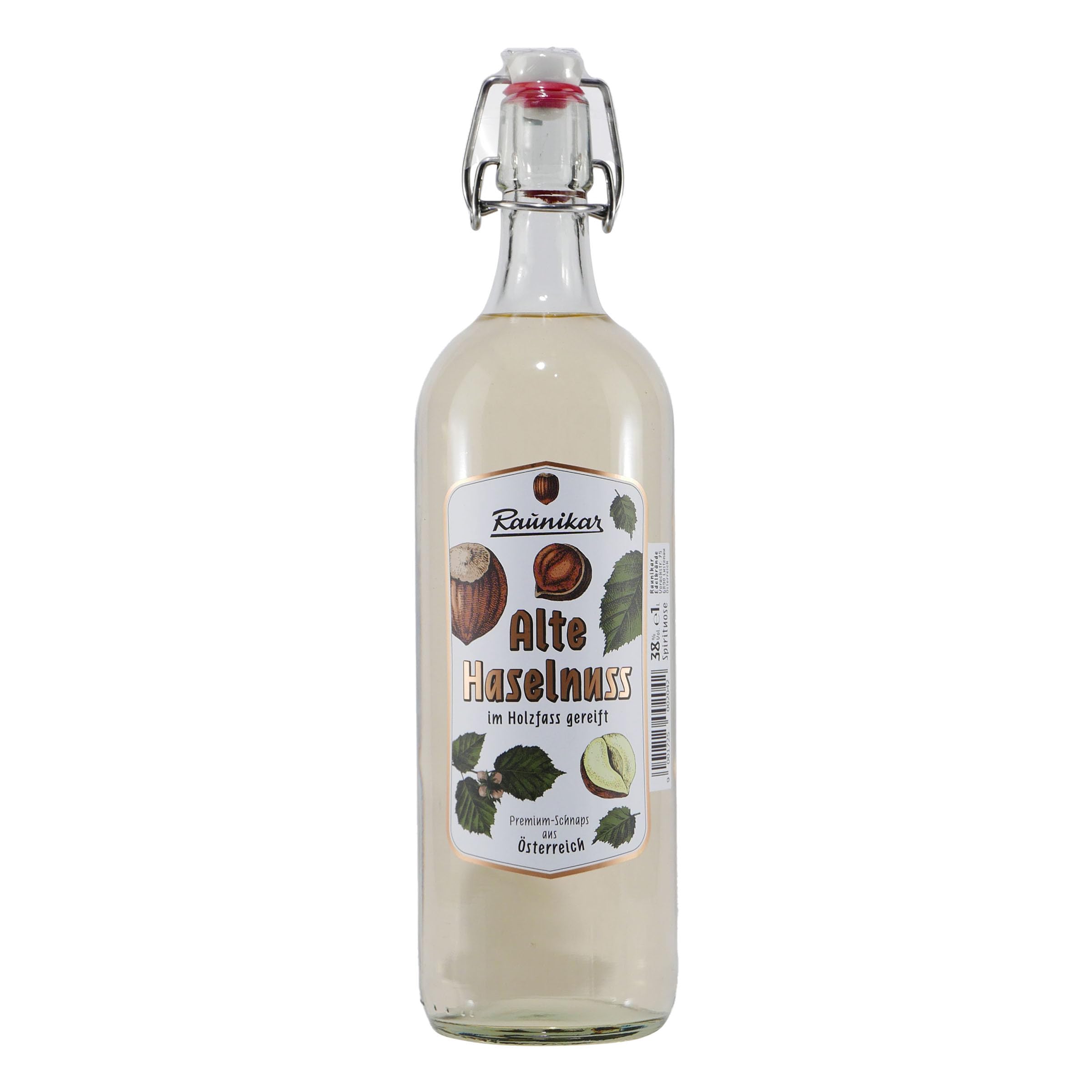 Raunikar Alte Haselnuss | 1,0l | 38% vol
