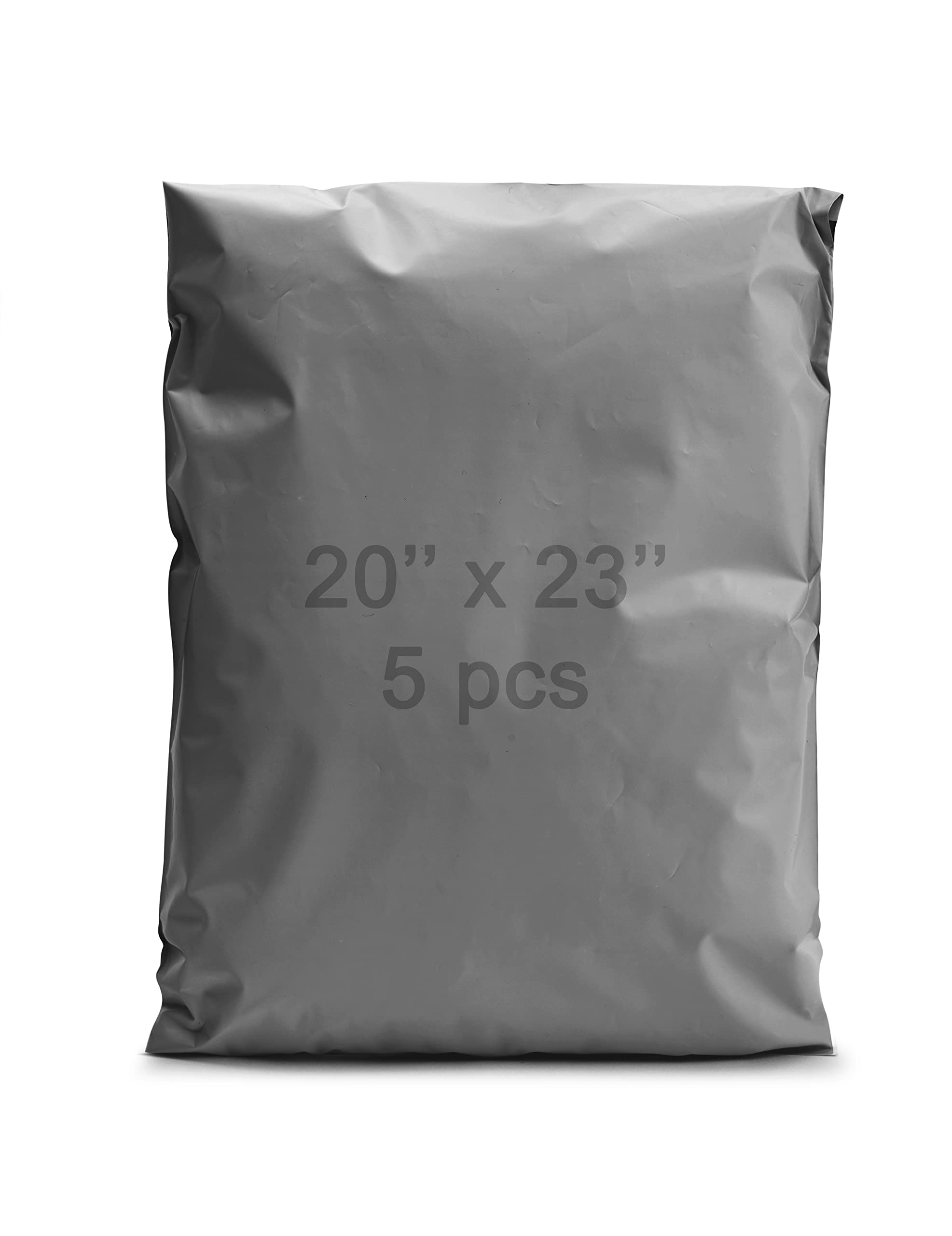 Diamond Packaging Lot De 50 Sacs Postaux En Plastique Gris 165 X 230 Mm