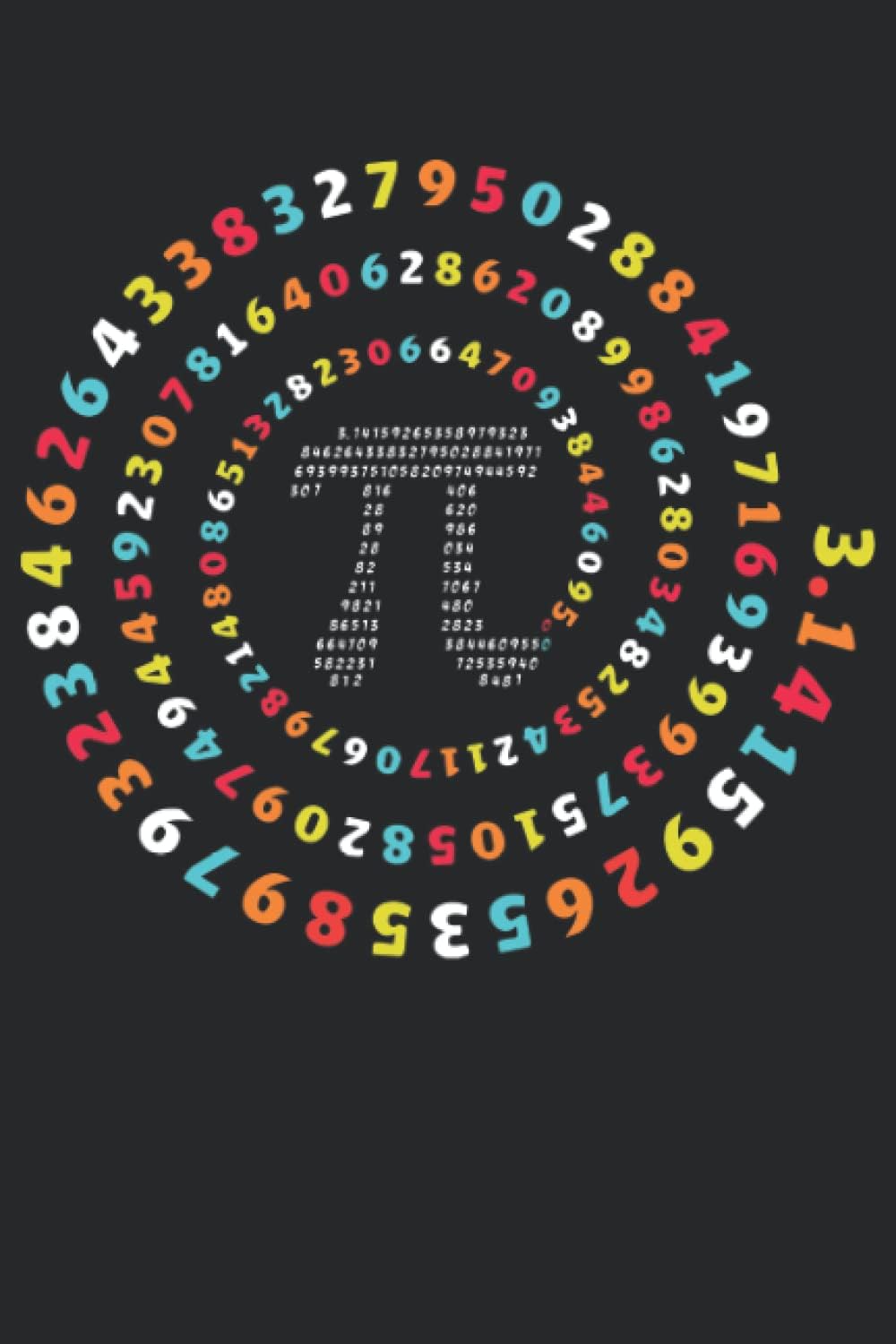 Pi Day Spiral 3,14 Pi Number Symbol Math Teacher Gifts Student Geek Gifts: Best Gift Idea For Pi Day Lovers - 6x9 inch Ruled Notebook, Journal, Daily ... - A notebook gift for mathematics lovers