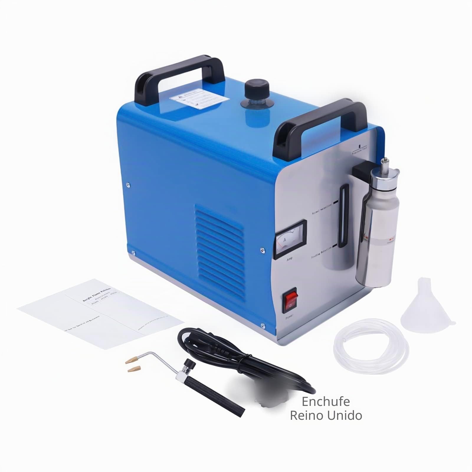 75L / H Generador de llamas de hidrógeno y oxígeno H160 Máquina de pulido de acrílico Soldador de agua Pulidora de llamas