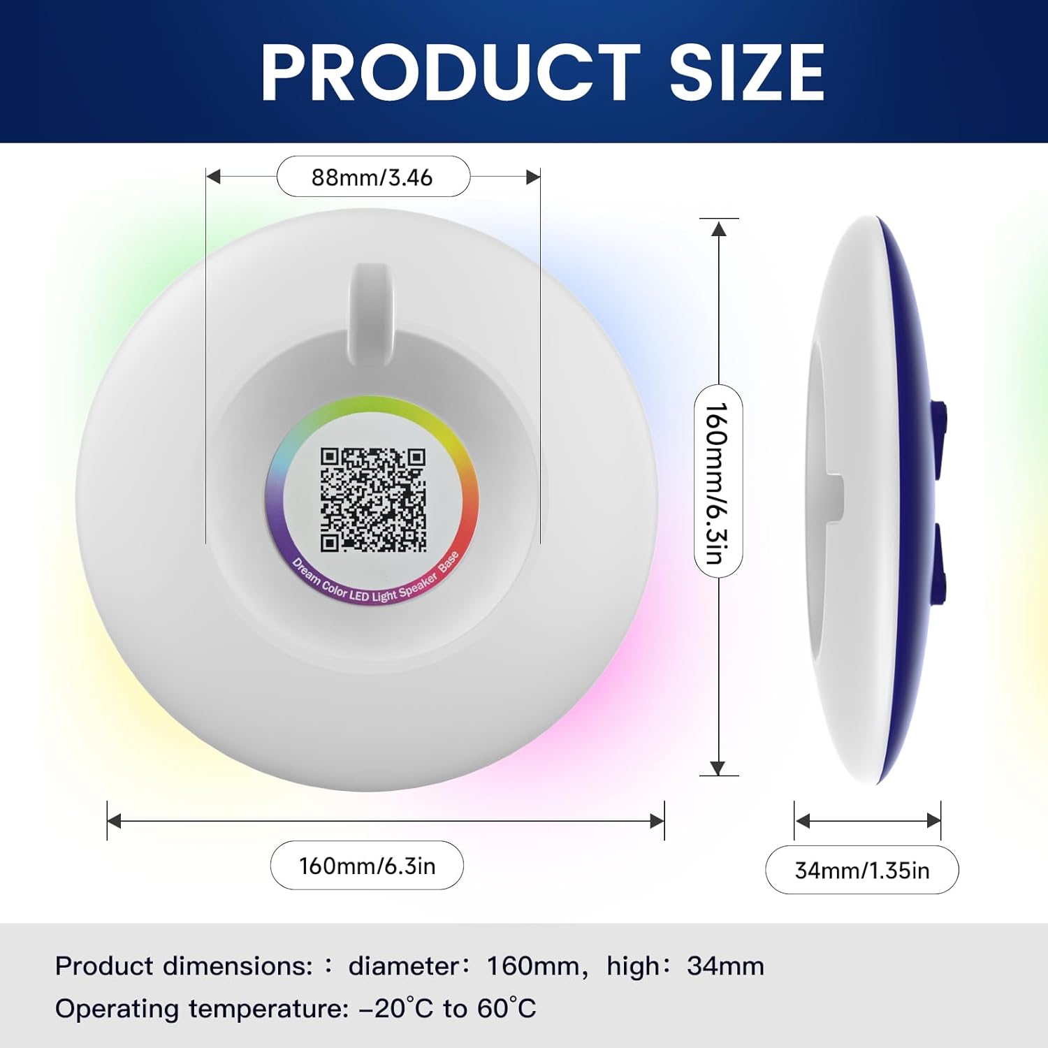 Illuminate Your Space: The Ultimate Dream Color LED Light Speaker Base Review