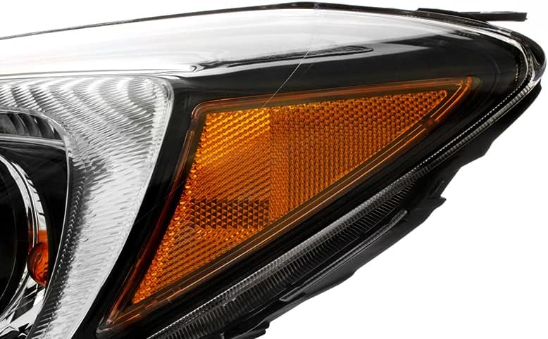 Miniatura 2 de Gold Shrine Para Subaru Impreza faro lámpara 2015 2016 halógeno negro Trim conductor lado izquierdo