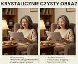 Eyekepper Modne okulary do czytania dla kobiet - duże kwadratowe okulary, Przezroczysty, 1.50