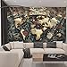 Produktbild 3D Wandbild Tapete Wohnzimmer Schlafzimmer Tapete, Tapete - große Wandbilder 3D Stereo Retro Persönlichkeit magische Karte Wohnzimmer TV Tapete Bar Cafe Piraten Tapete - Tapete200cm×140cm
