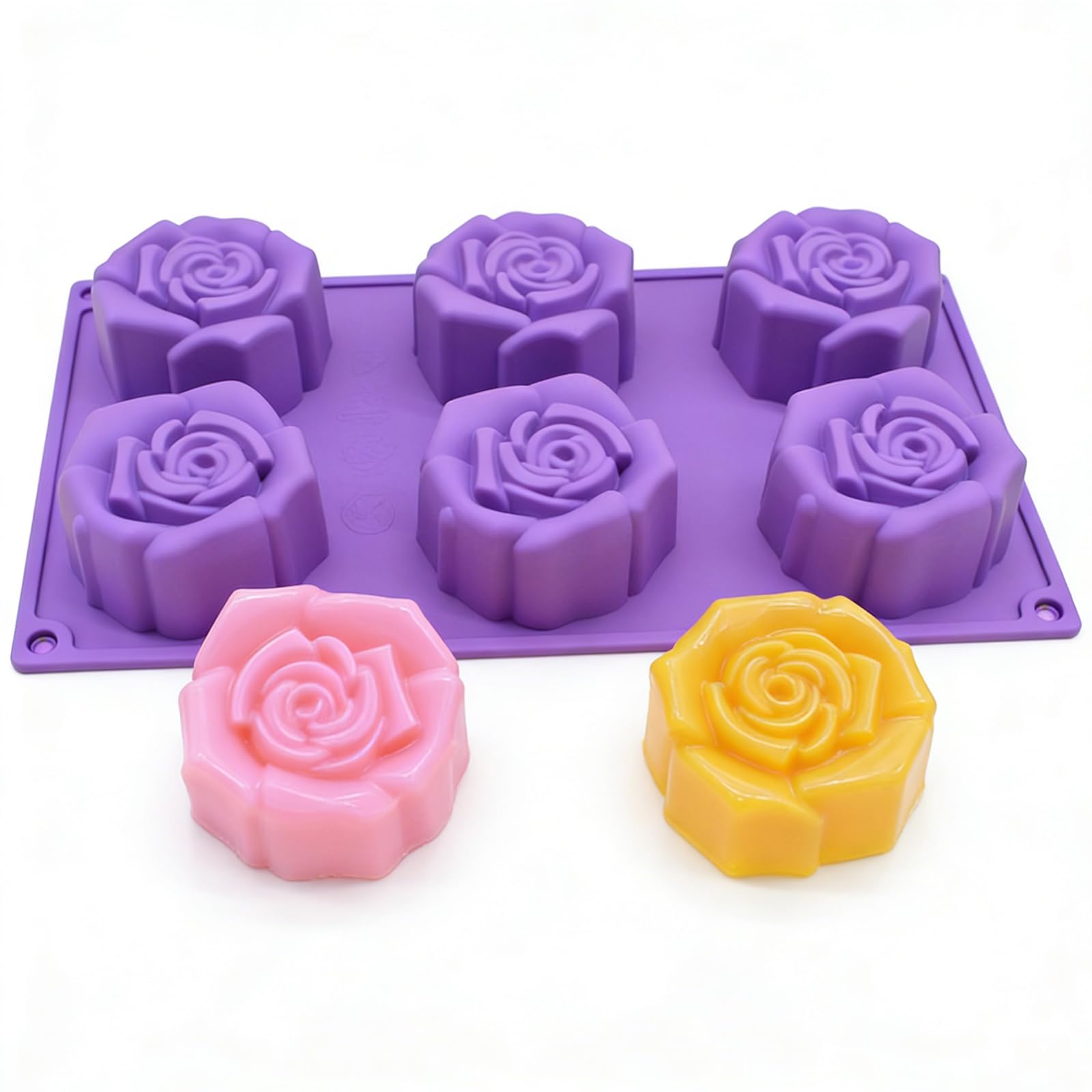 Moule à gâteau en silicone rose pour glaçons dessert et chocolat de fête