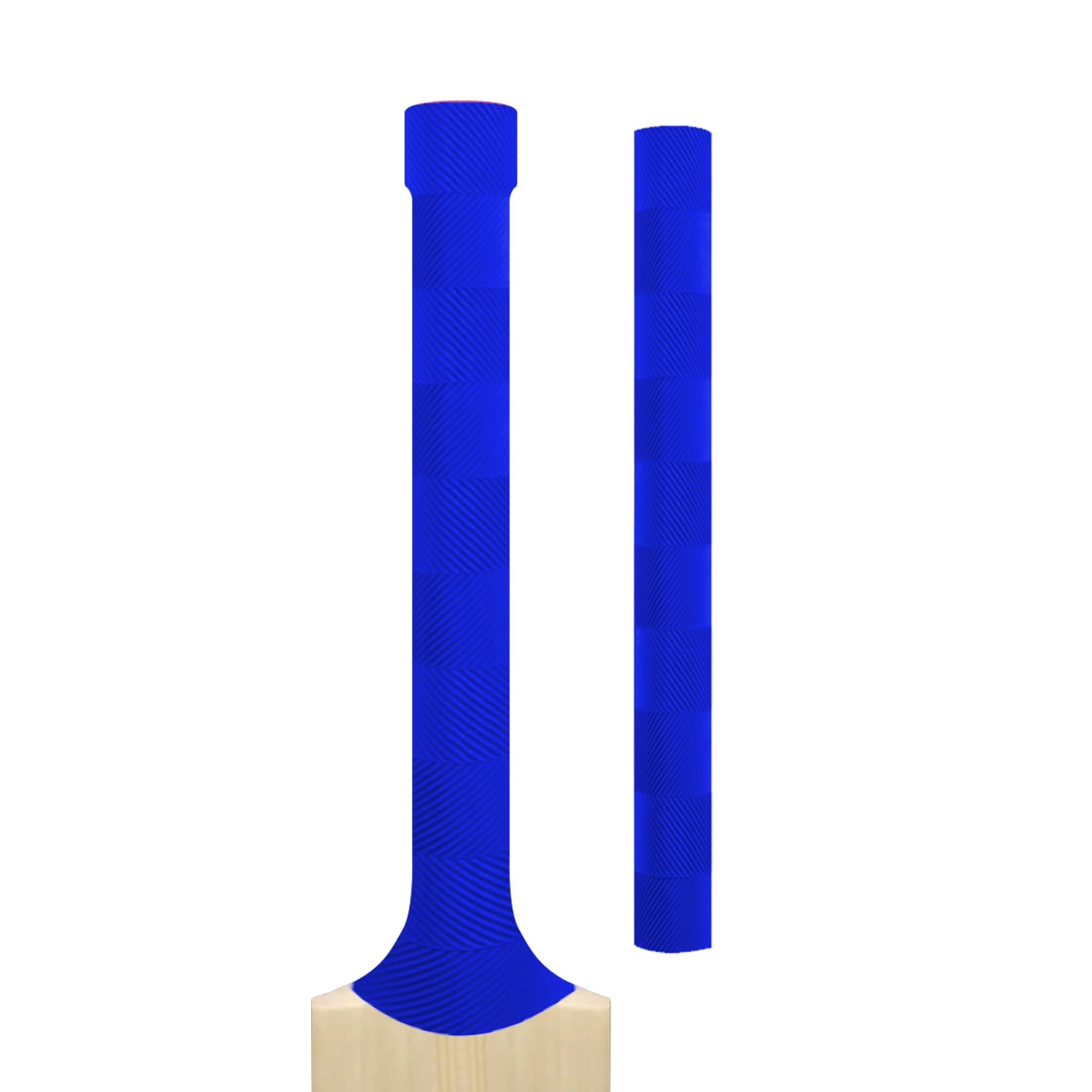 Cricket Bat Grips – Premium Rubber Cricket Bat Grip Tape for Maximum Hold & Shock Absorption | 4 Styles | Multi-Color | Pack of 1| Durable Bat Grips Cricket (1, Navy, Chevron)