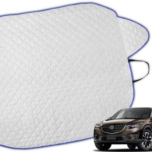 【オートフィット】 CX-5 KE系 CX 5 フロントガラス 凍結防止 カバー シート フロント サンシェード 日よけ 日除け 雪 霜 車 紫外線 uv 断熱 遮光 夏 冬 オールシーズン 対応 『09kg-f009-sa』LotNo.01