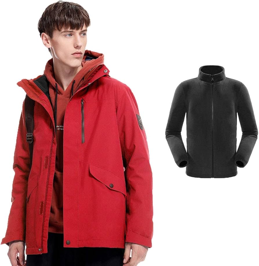 Men's 3 in 1 ski jackets on sale Clearance