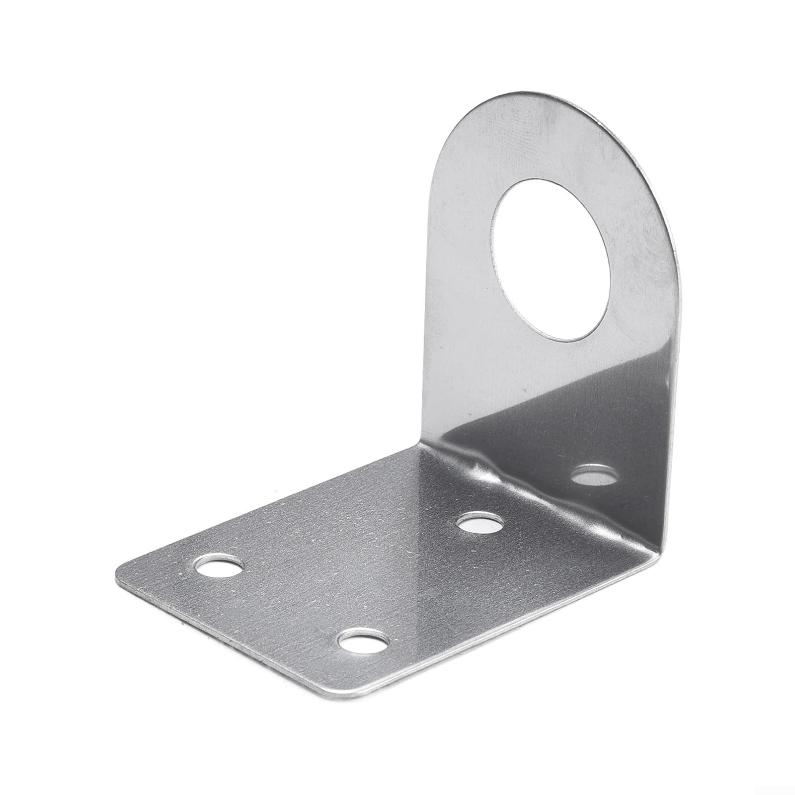 Staffa metallica in acciaio inox adatta per il montaggio di rubinetti dell'acqua e dispositivi di depurazione su superfici lisce (21 mm)
