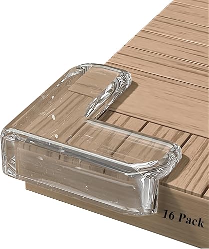 Paquete de 16 protectores de esquina, protectores de esquina para bebés, protector de esquina de mesa y parachoques de seguridad de bordes para