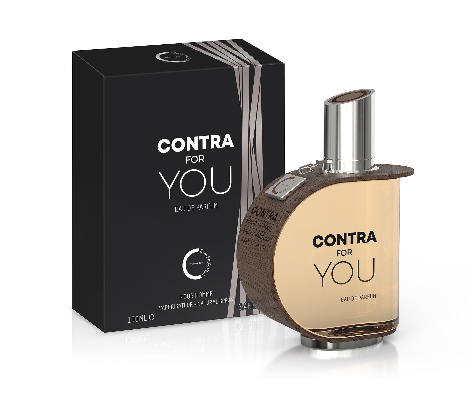 Contra Eau de Parfum, Luxury Fragrance, 3.4 Fl Oz (Contra For You)