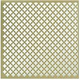 36' x 36' Gold Anodized Cloverleaf Design Aluminum Sheet