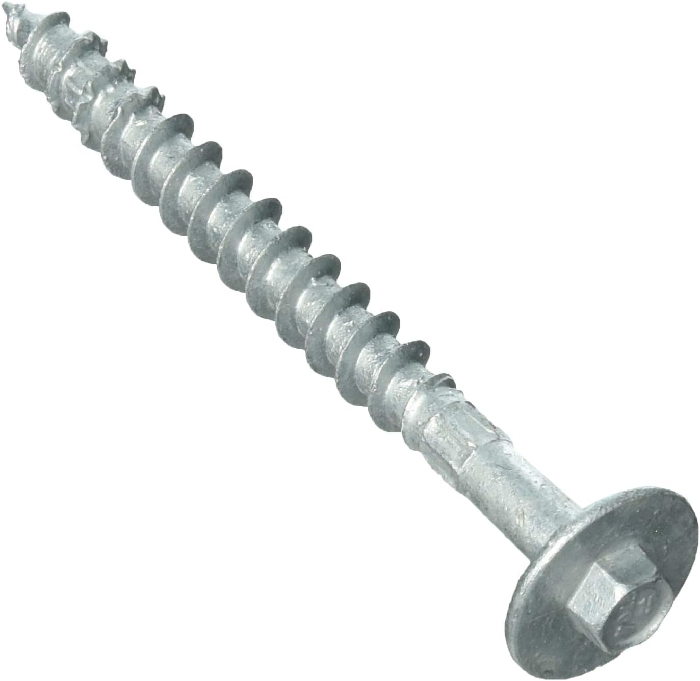 Simpson Strong-Tie SDWH27400GR30 Strong-Drive SDWH Timber-HEX HDG Screw — 0.276 in. x 4 in. 3/8 Hex (30-Qty)